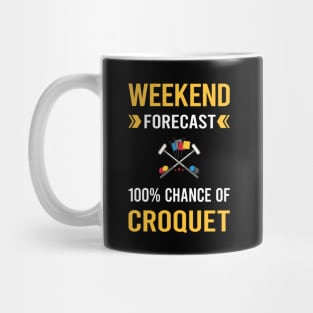 Weekend Forecast Croquet Mug